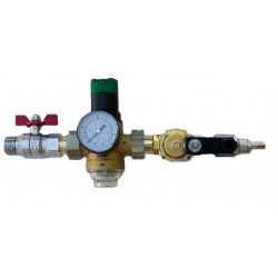 SELENOID VALVE DISTRIBUTOR WITH TWO WATER PRESSURE REGULATORS